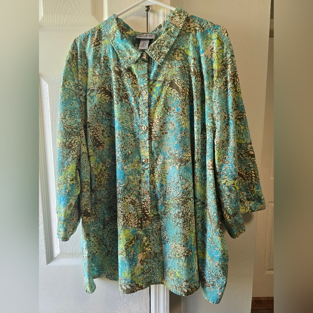 Catherines Lightweight Blouse 3x
